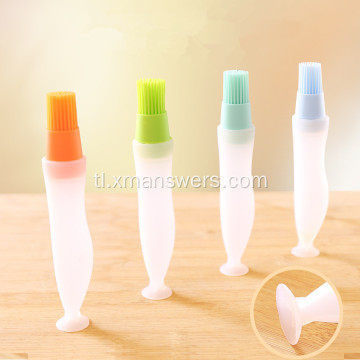 silicone bbq basting brush set na may custom na logo